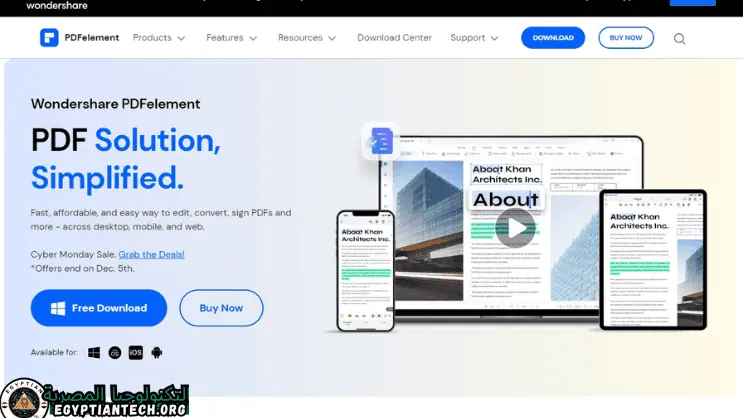 شرح برنامج Wondershare Pdfelement