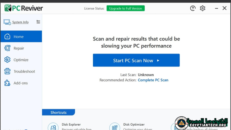 تحميل برنامج Reviversoft PC Reviver