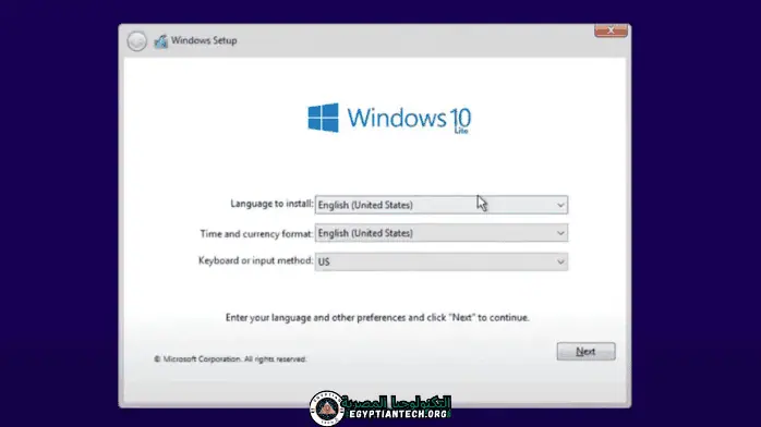 how to install windows 10 lite